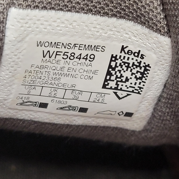 Keds Women's Gray Sneakers - Picture 2 of 8